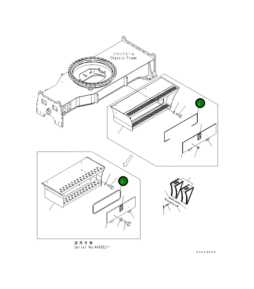 Уплотнение 20K-47-31272 Komatsu