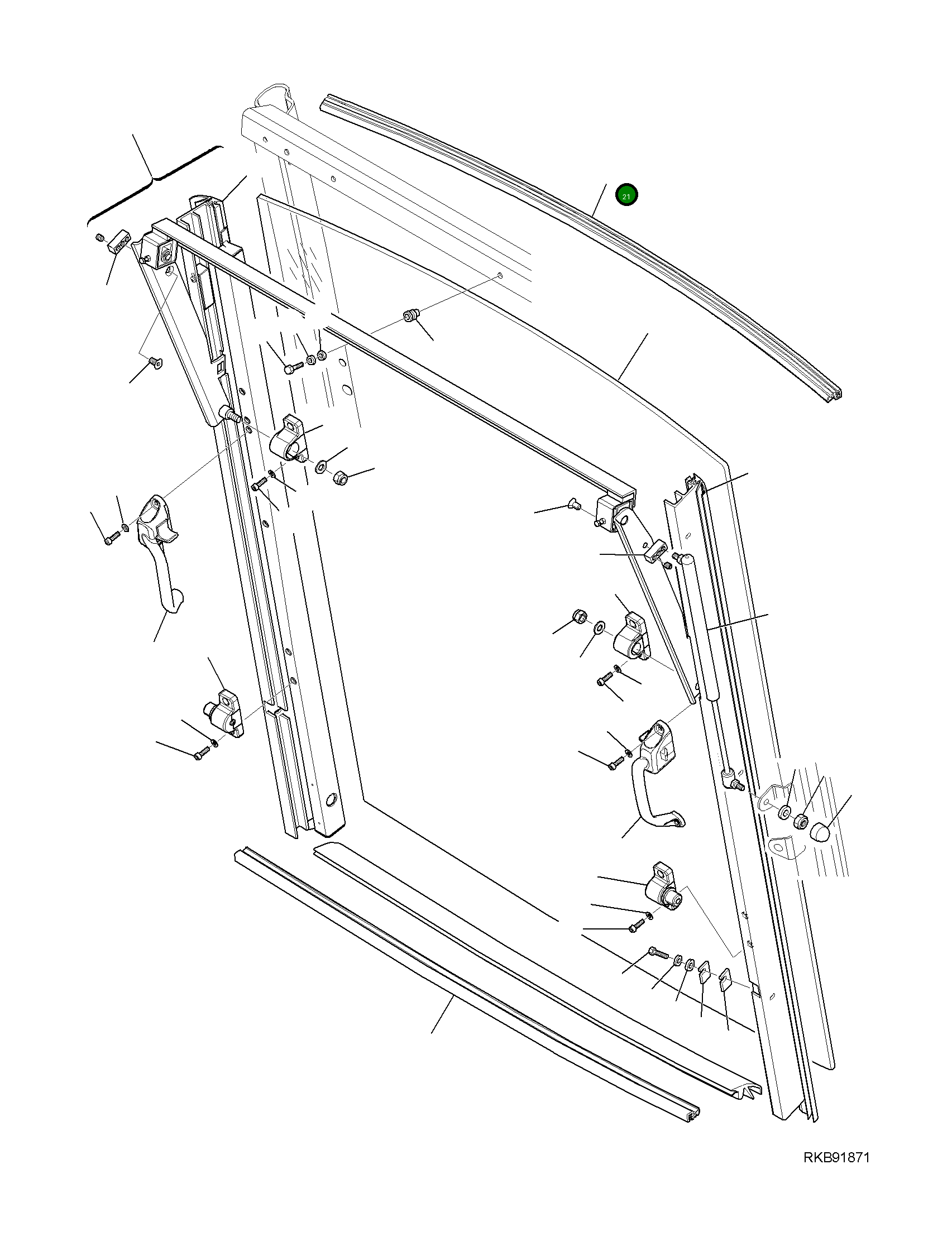 Уплотнение 42N-54-17621 Komatsu