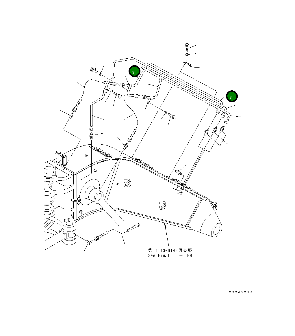 Трубка 208-70-64660 Komatsu