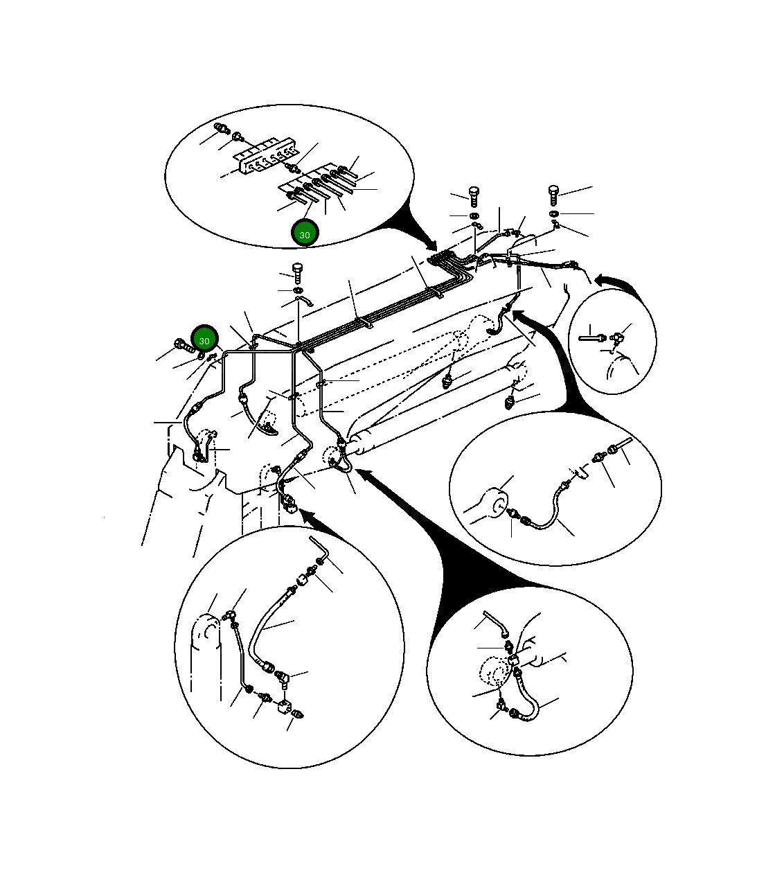 Трубка 209-72-56151 Komatsu