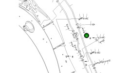 Трубка 209-62-76130 Komatsu