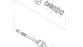 Стопорное кольцо 22E-23-11860 Komatsu