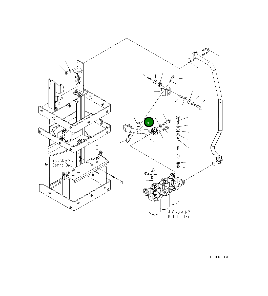 Трубка 426-16-31223 Komatsu