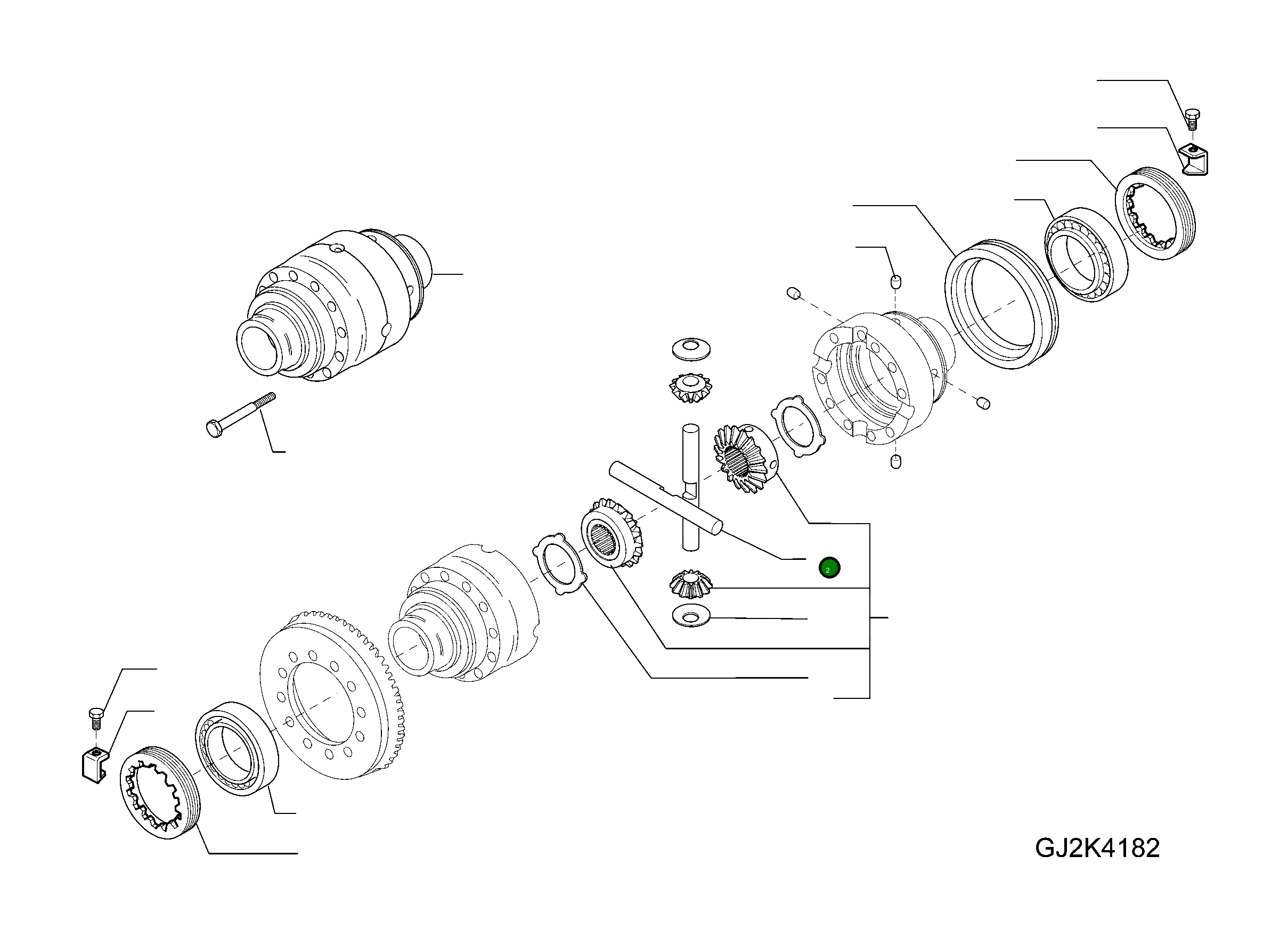 Хвостовик 42T-22-H0P75 Komatsu