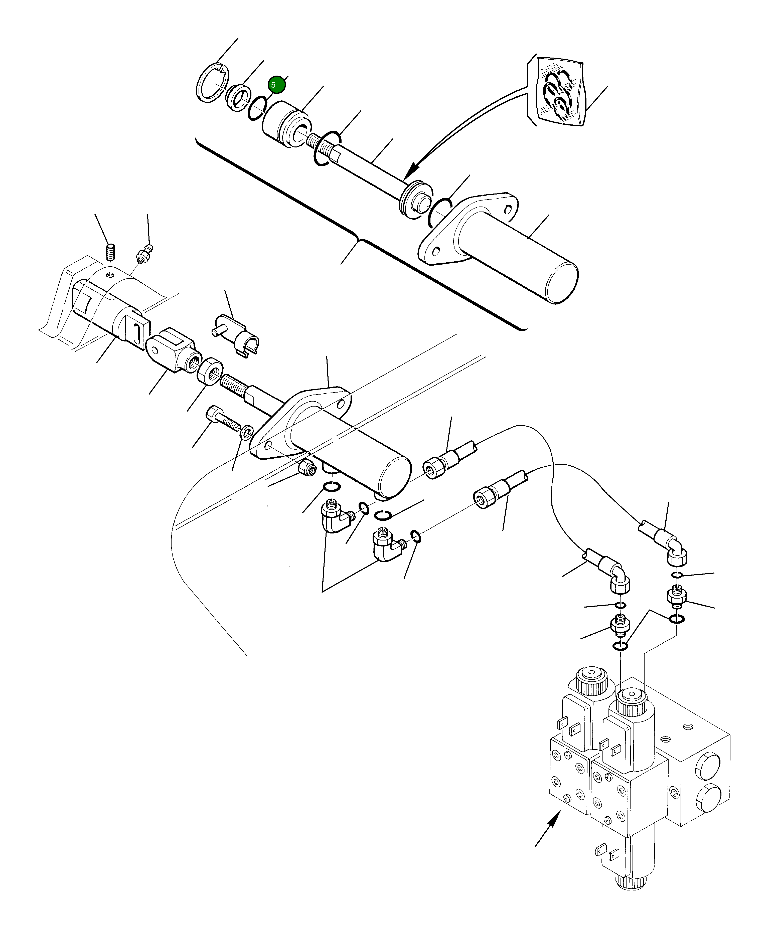 Стопорное кольцо 802250535 Komatsu