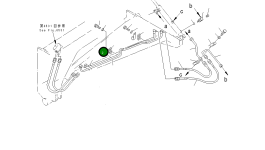 Трубка 23F-979-1510 Komatsu
