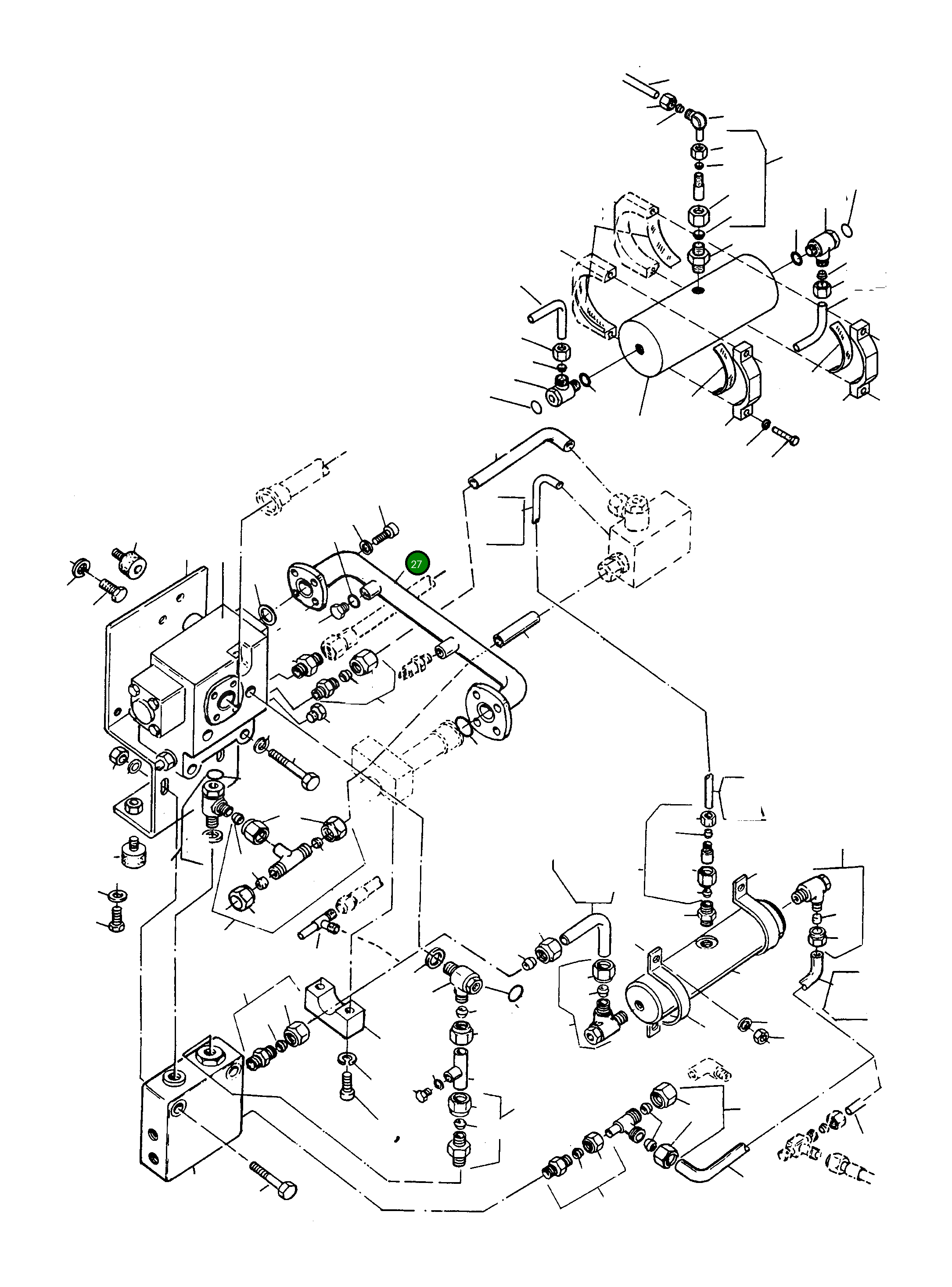Труба 4210355M91 Komatsu