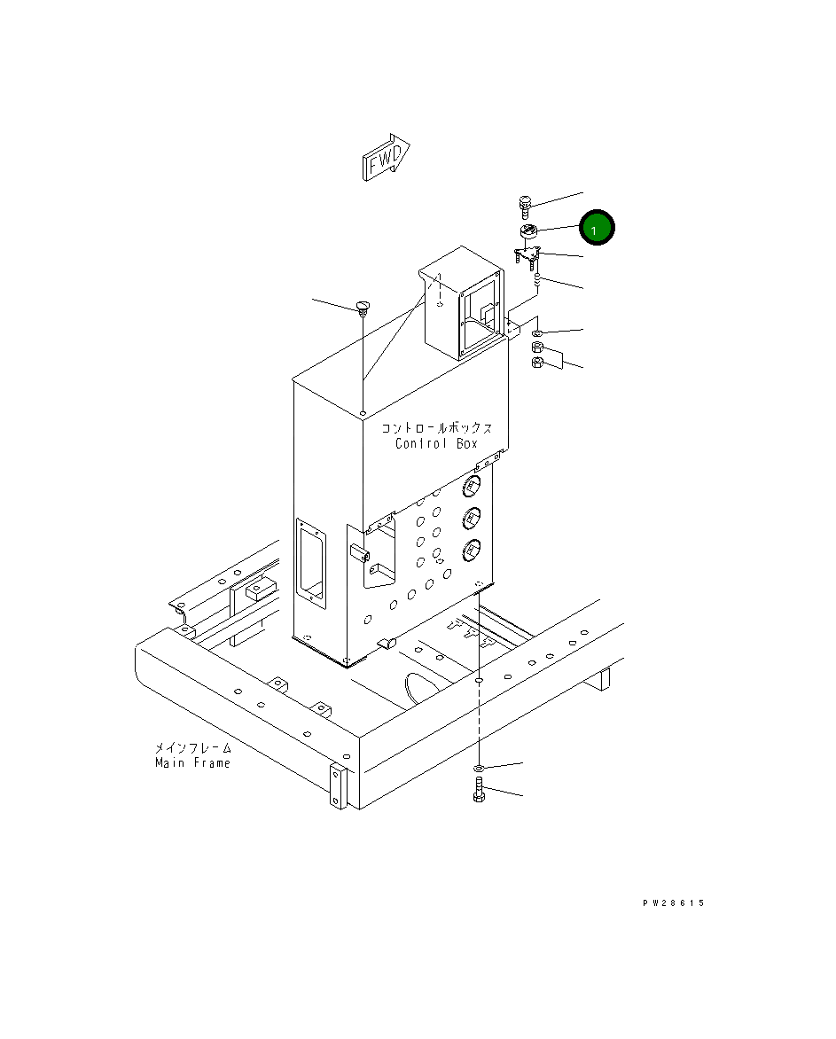Уровень 8255-06-2950 Komatsu