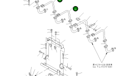 Трубка 208-62-65330 Komatsu
