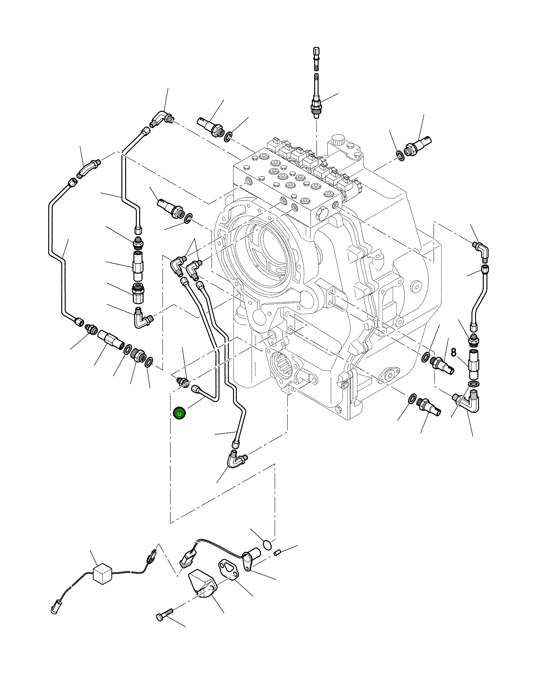 Труба CA0138763 Komatsu
