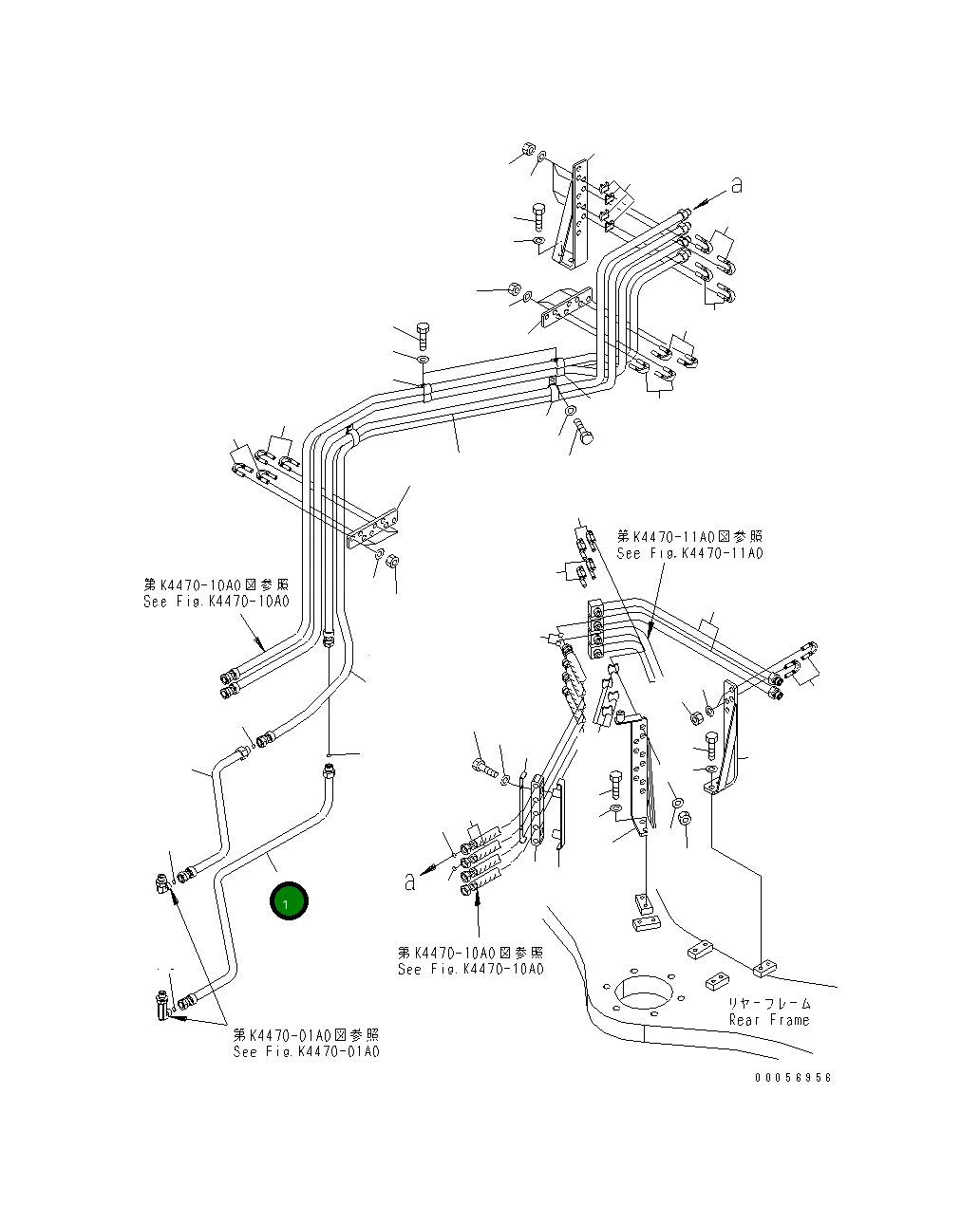Трубка 427-43-28531 Komatsu