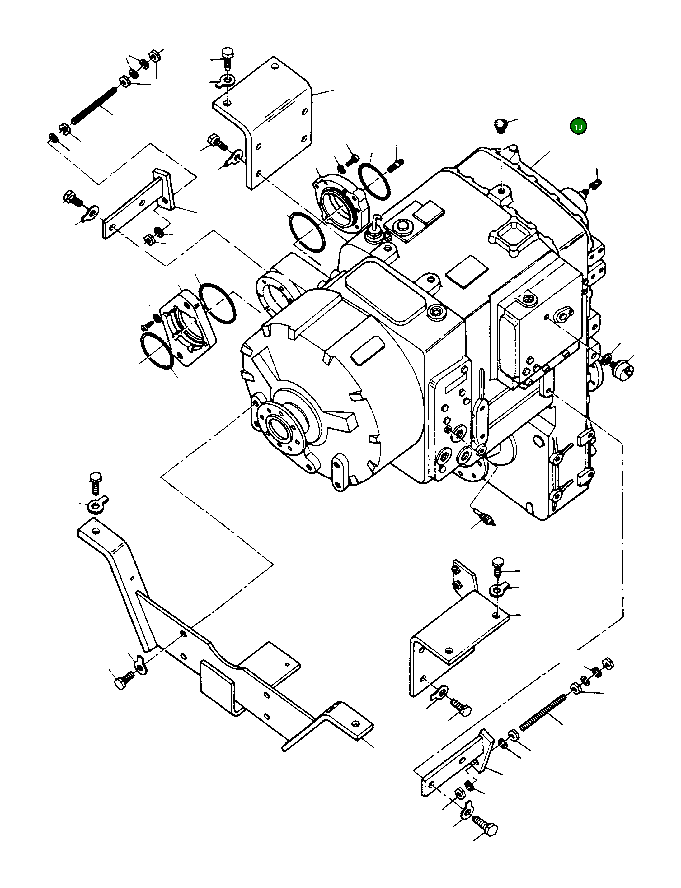 Трансмиссия 3095051M91 Komatsu