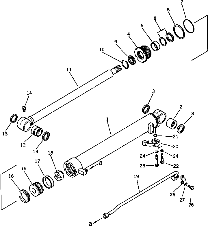 Трубка 201-63-66180 Komatsu