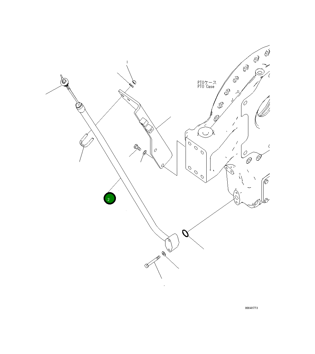 Трубка 209-01-42182 Komatsu