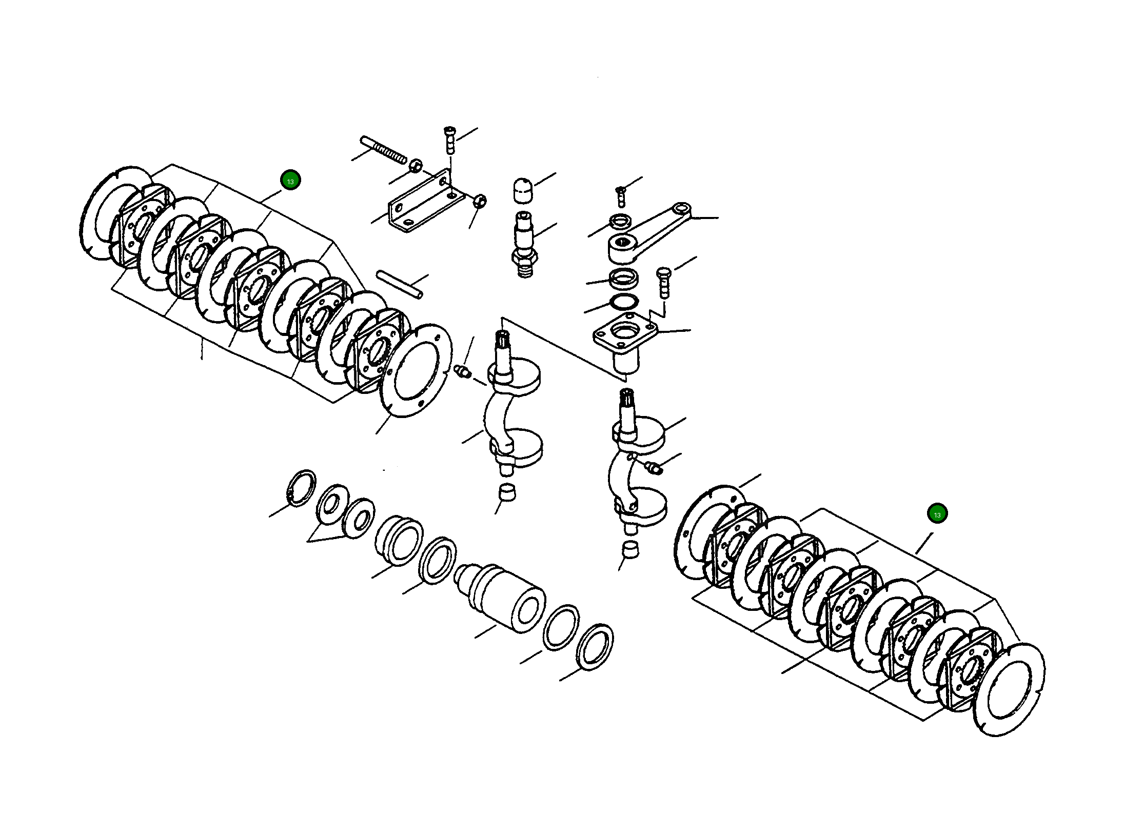 Тормозной диск 4919119M1 Komatsu