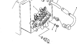 Трубка 120-62-31781 Komatsu
