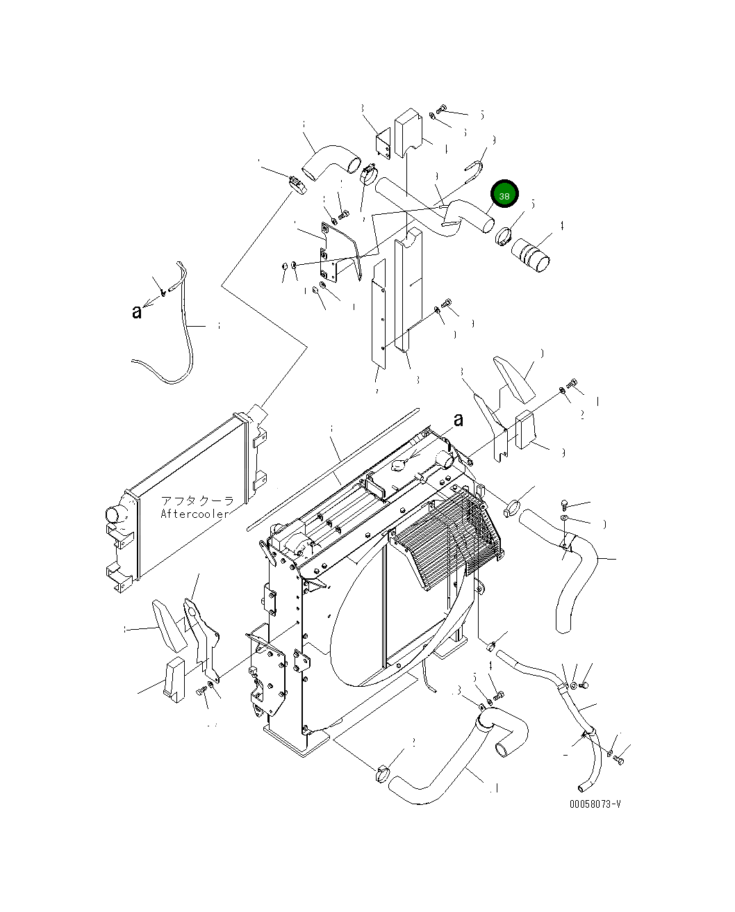 Трубка 207-01-75231 Komatsu