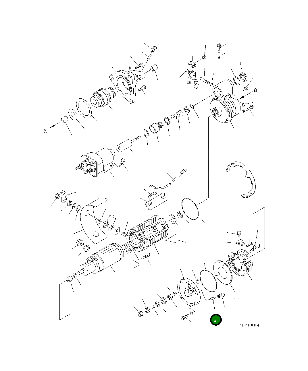 Фитиль DR1972977 Komatsu