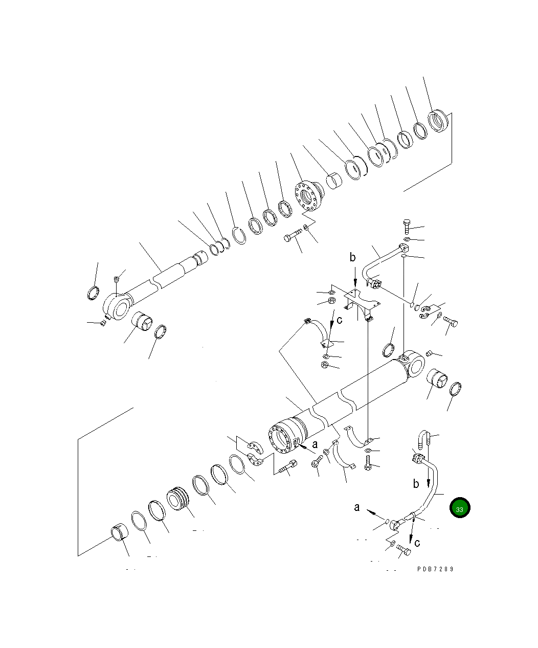 Трубка 209-63-77970 Komatsu