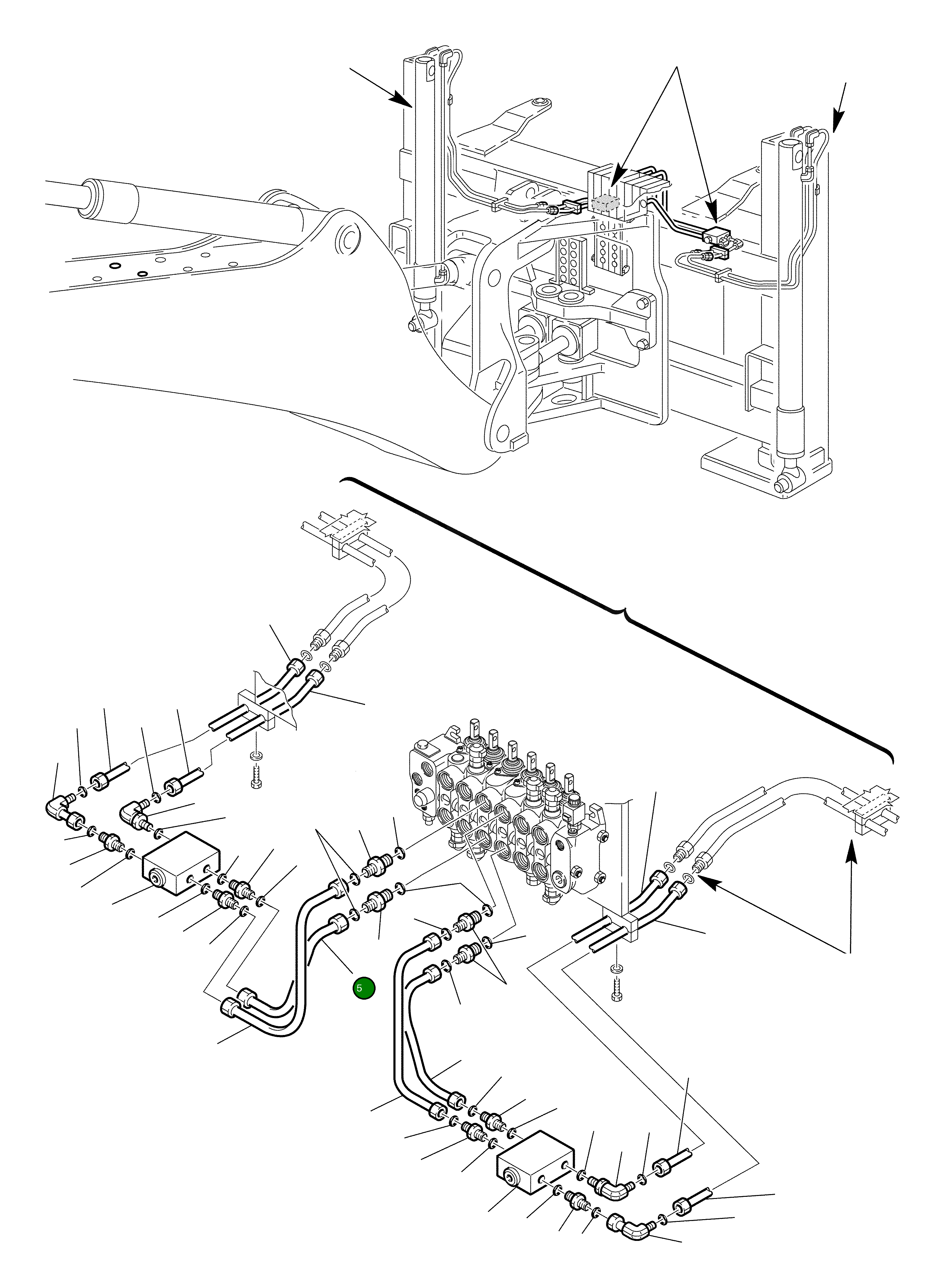 Труба 312707089 Komatsu