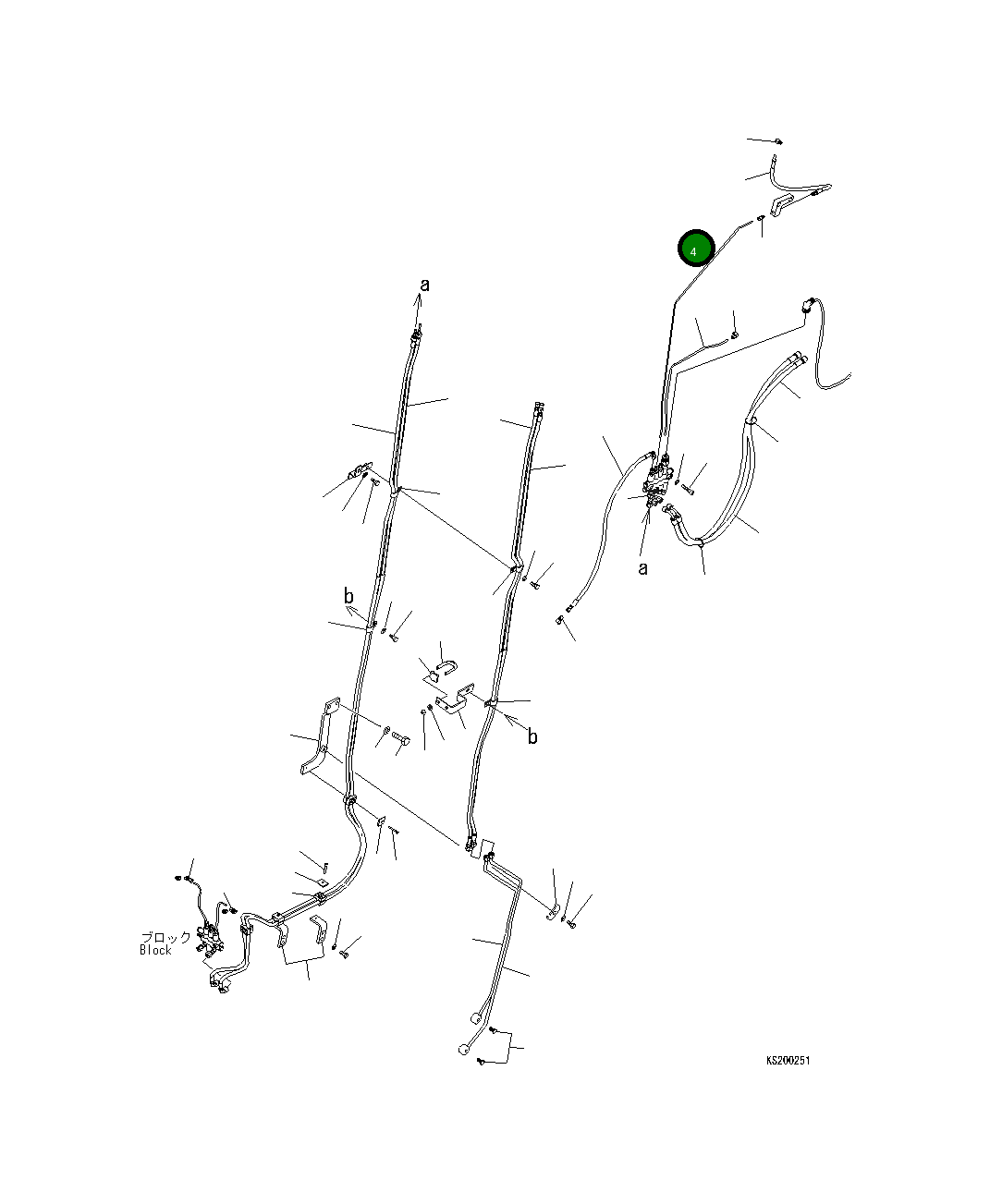 Трубка 206-70-K2580 Komatsu