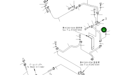 Трубка 209-64-12263 Komatsu
