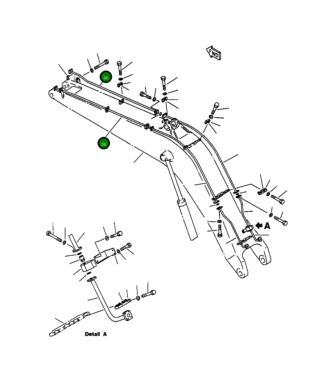 Трубка 209-62-58310 Komatsu