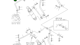 Трубка 427-62-15250 Komatsu