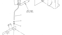 Трубка 416-Z96-1221 Komatsu