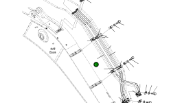 Трубка 208-62-74160 Komatsu