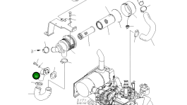 Труба 21W-01-41171 Komatsu