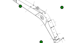 Стрела 21K-70-71111 Komatsu