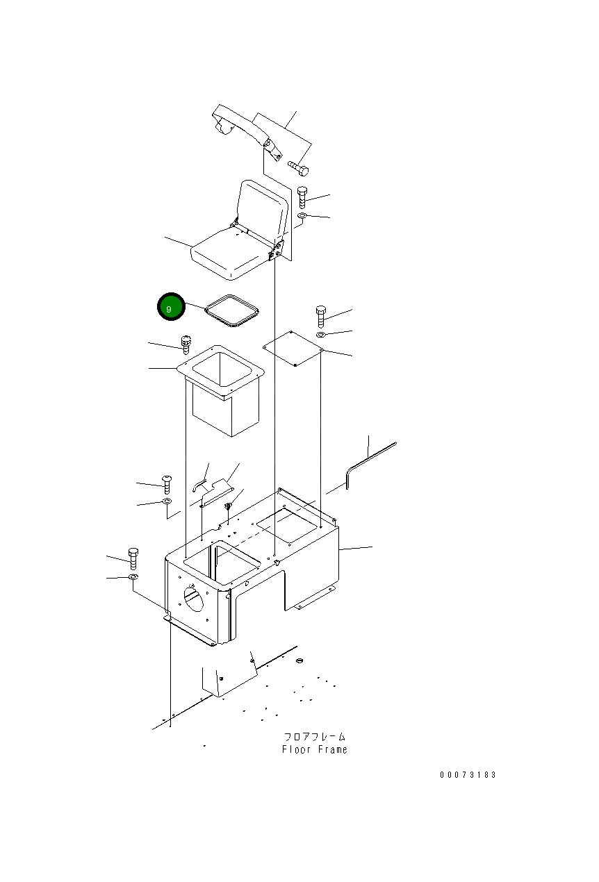 Уплотнение 421-06-32270 Komatsu