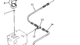 Трубка 205-62-71964 Komatsu