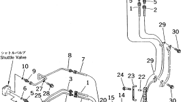 Трубка 423-S30-2120 Komatsu