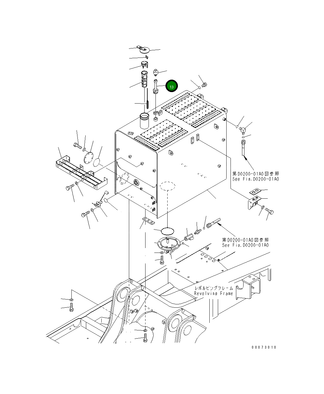 Трубка 209-04-41330 Komatsu