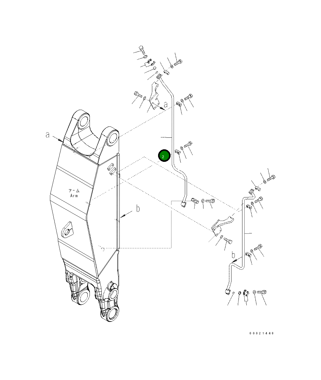 Трубка 208-72-72420 Komatsu