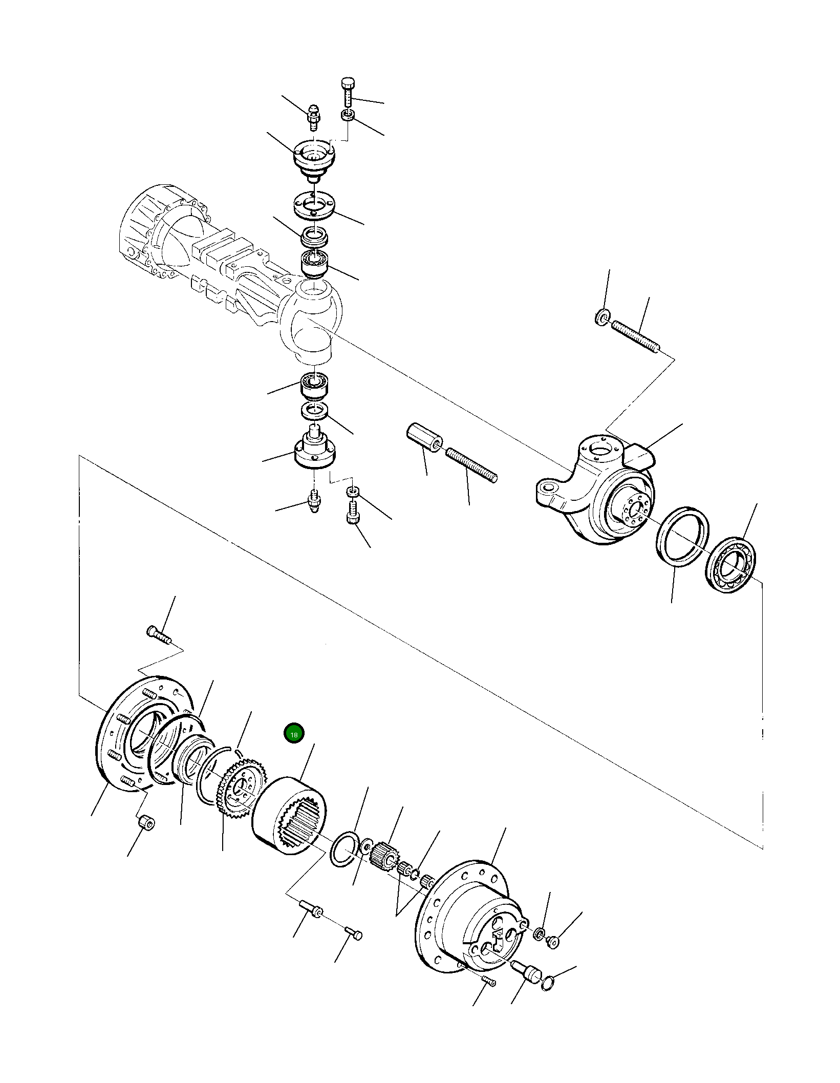 Стопорное кольцо 22E-23-11790 Komatsu