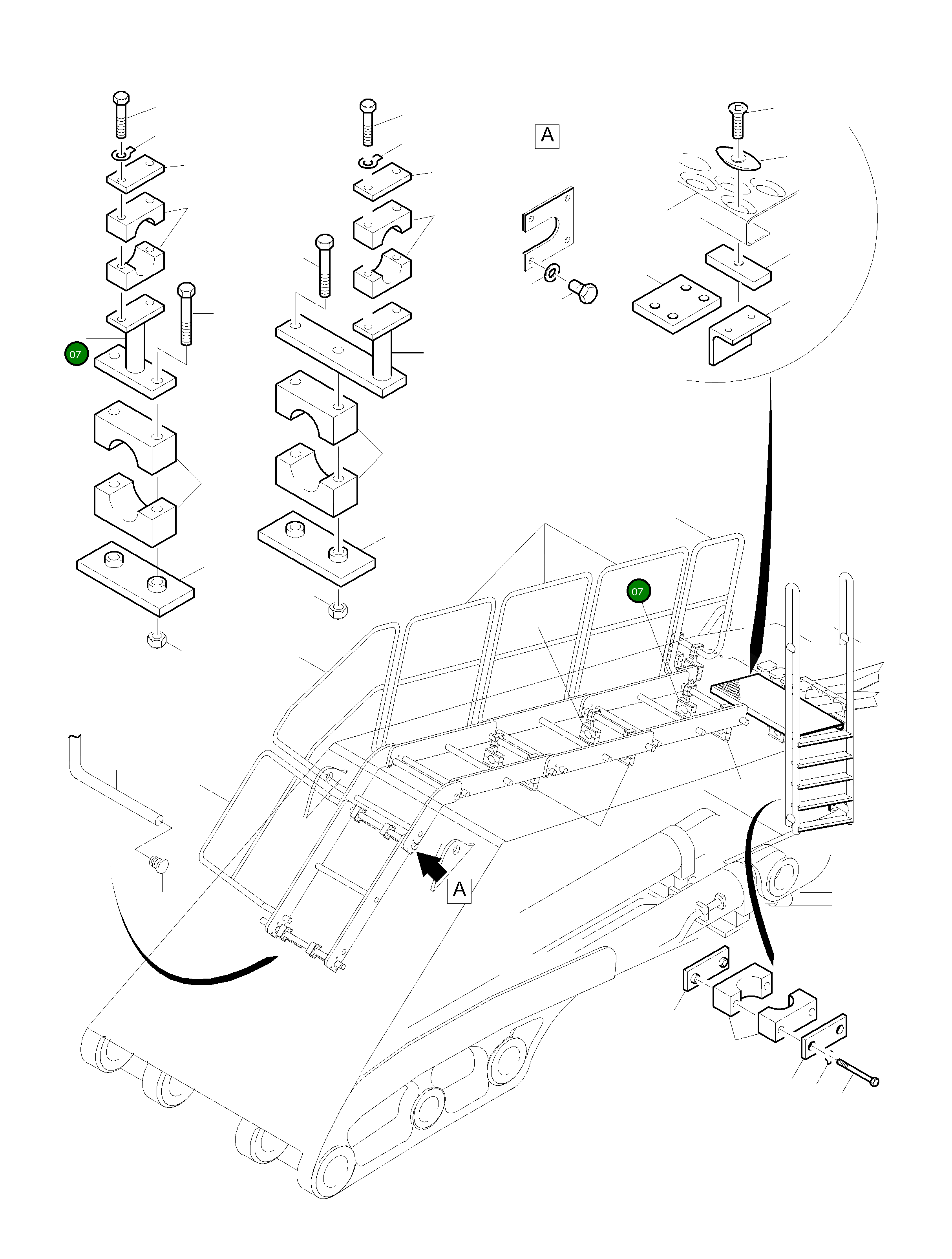 Фиксатор 938 012 40 Komatsu