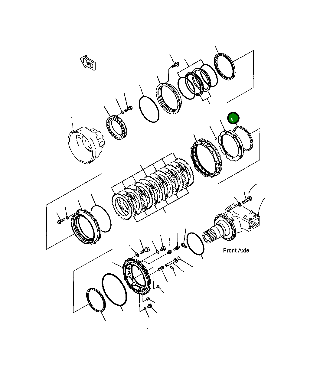 Уплотнение 428-33-11480 Komatsu