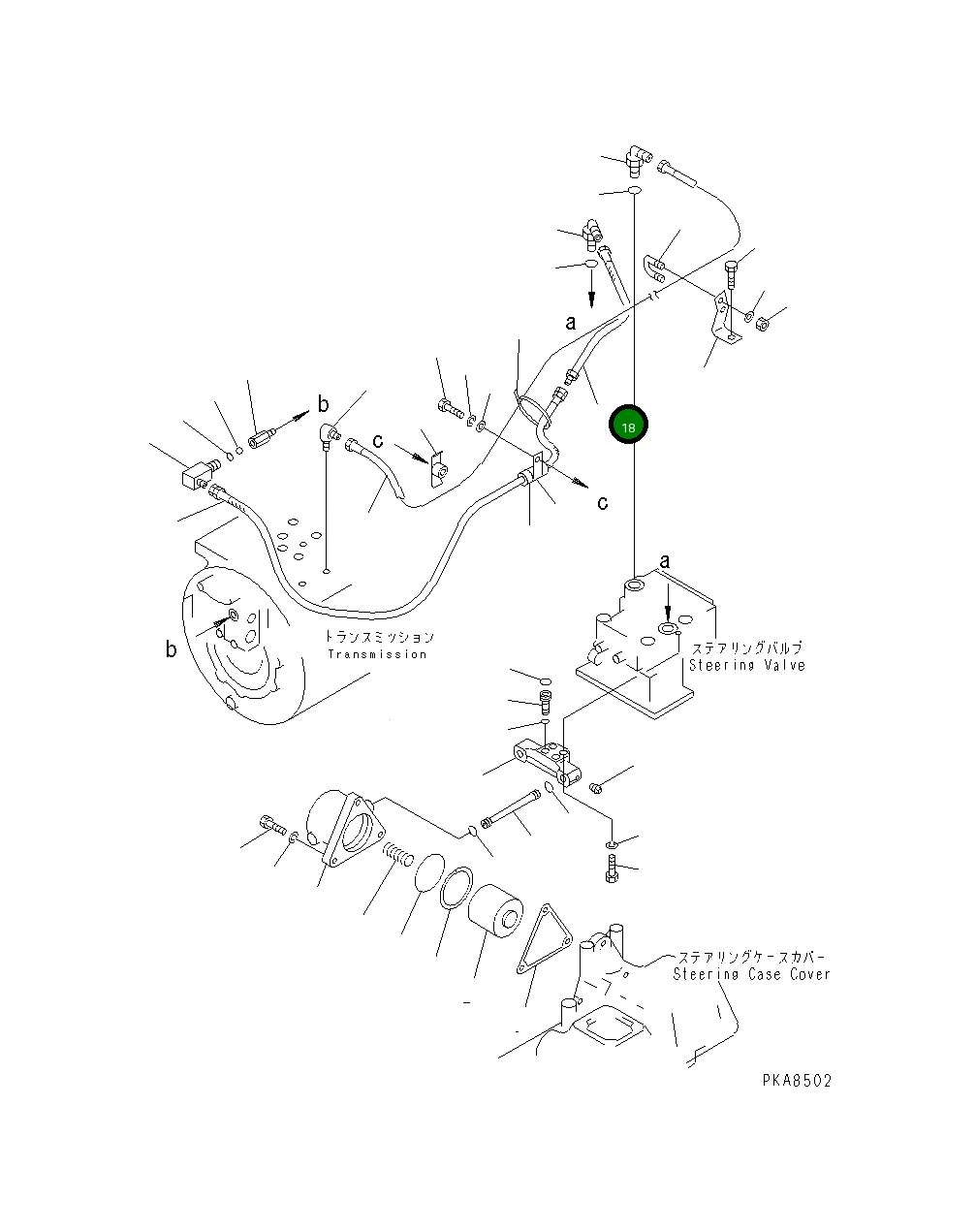 Трубка 113-40-43240 Komatsu