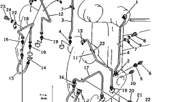 Трубка 209-72-16424 Komatsu
