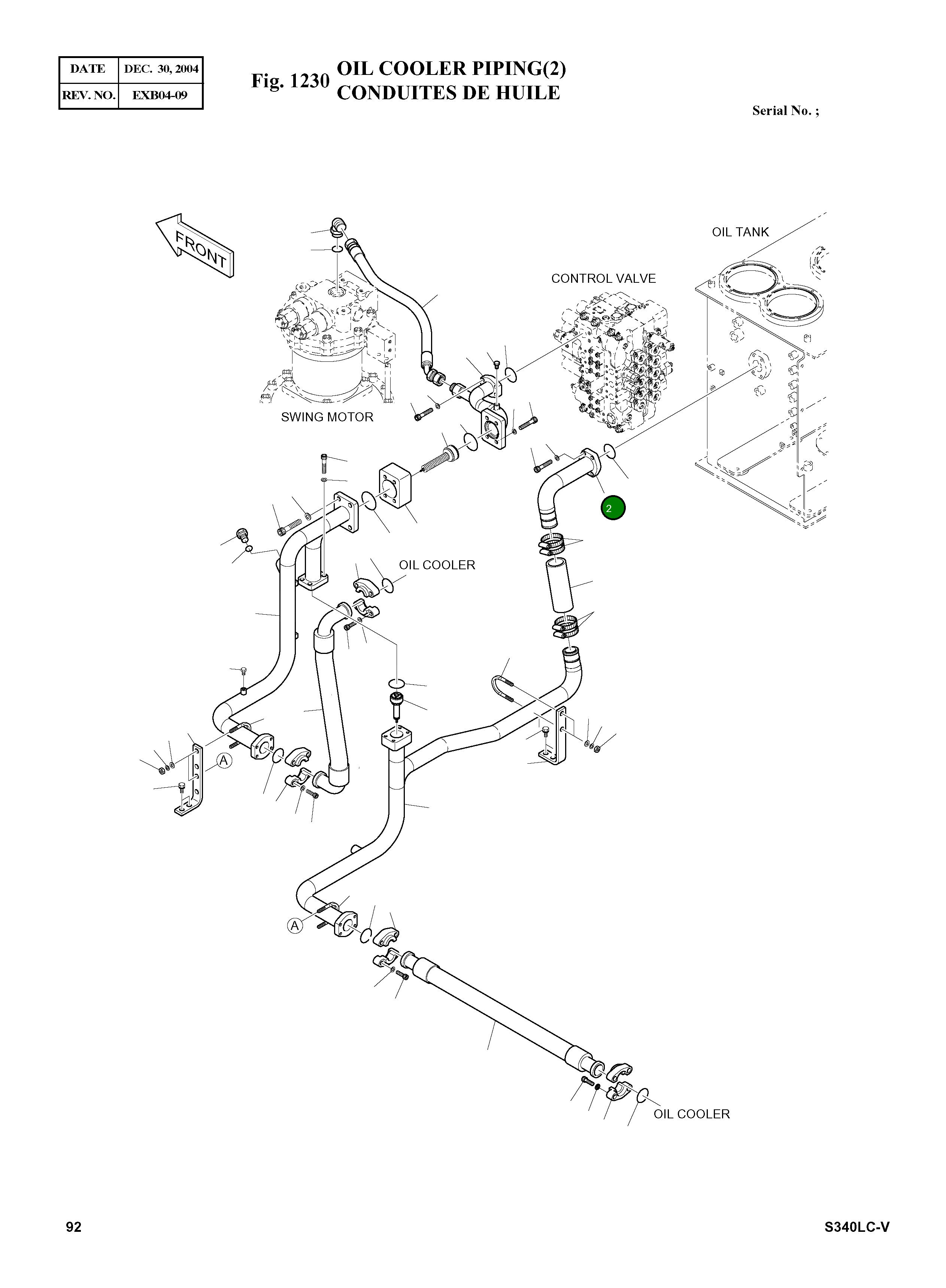 Труба 140-00958 Komatsu