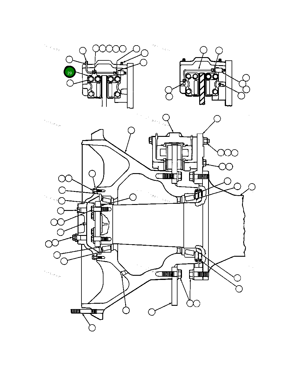 Угол TX0807 Komatsu