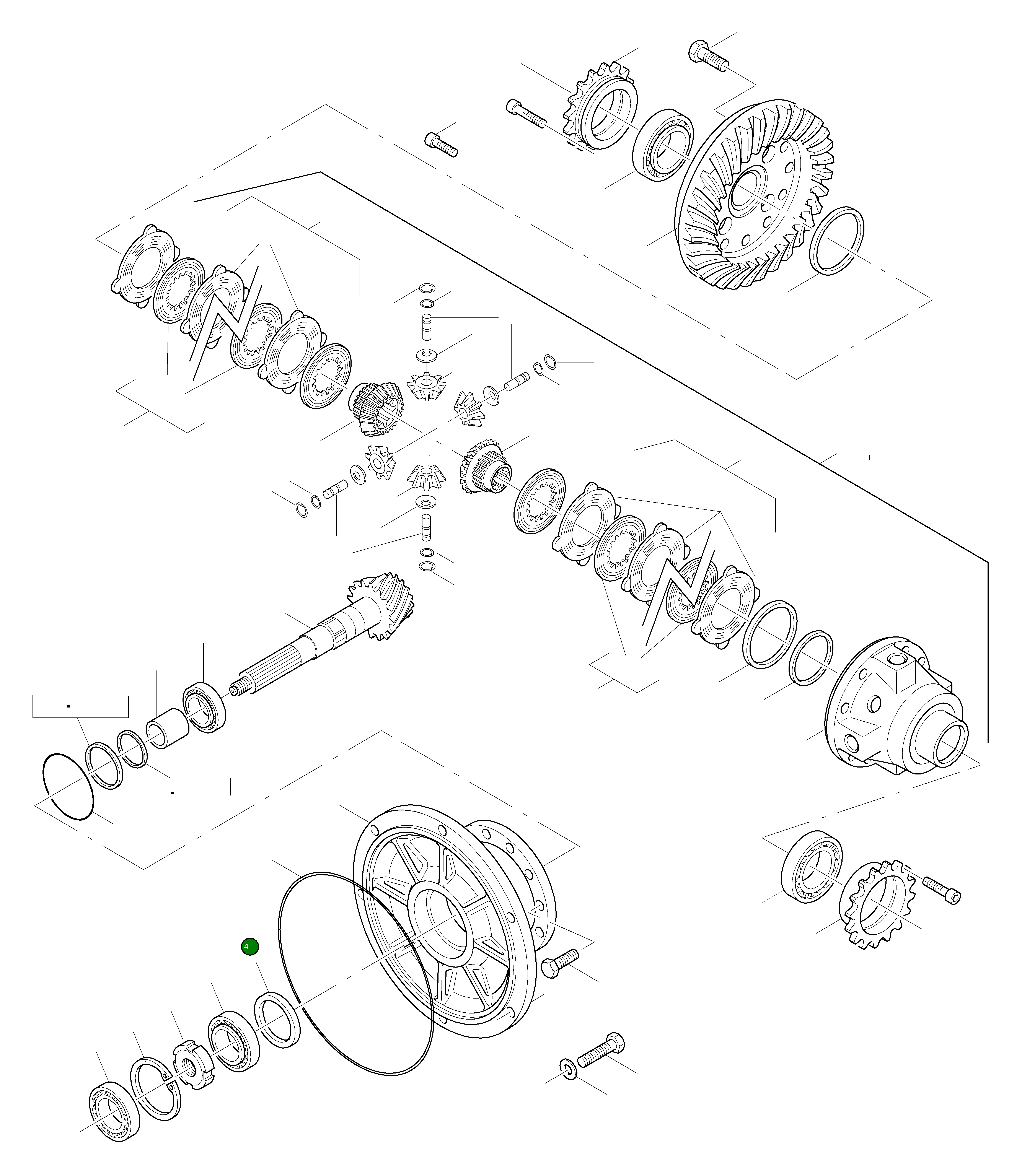 Уплотнение 42R-23-H0P09 Komatsu