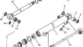 Цилиндр 20N-63-77141 Komatsu