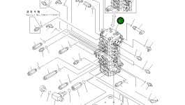 Управляющий клапан 723-18-1160A Komatsu