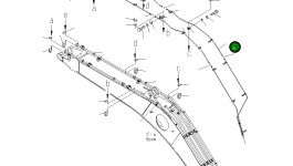 Трубка 207-62-75550 Komatsu