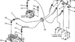 Шланг 20N-62-44250 Komatsu