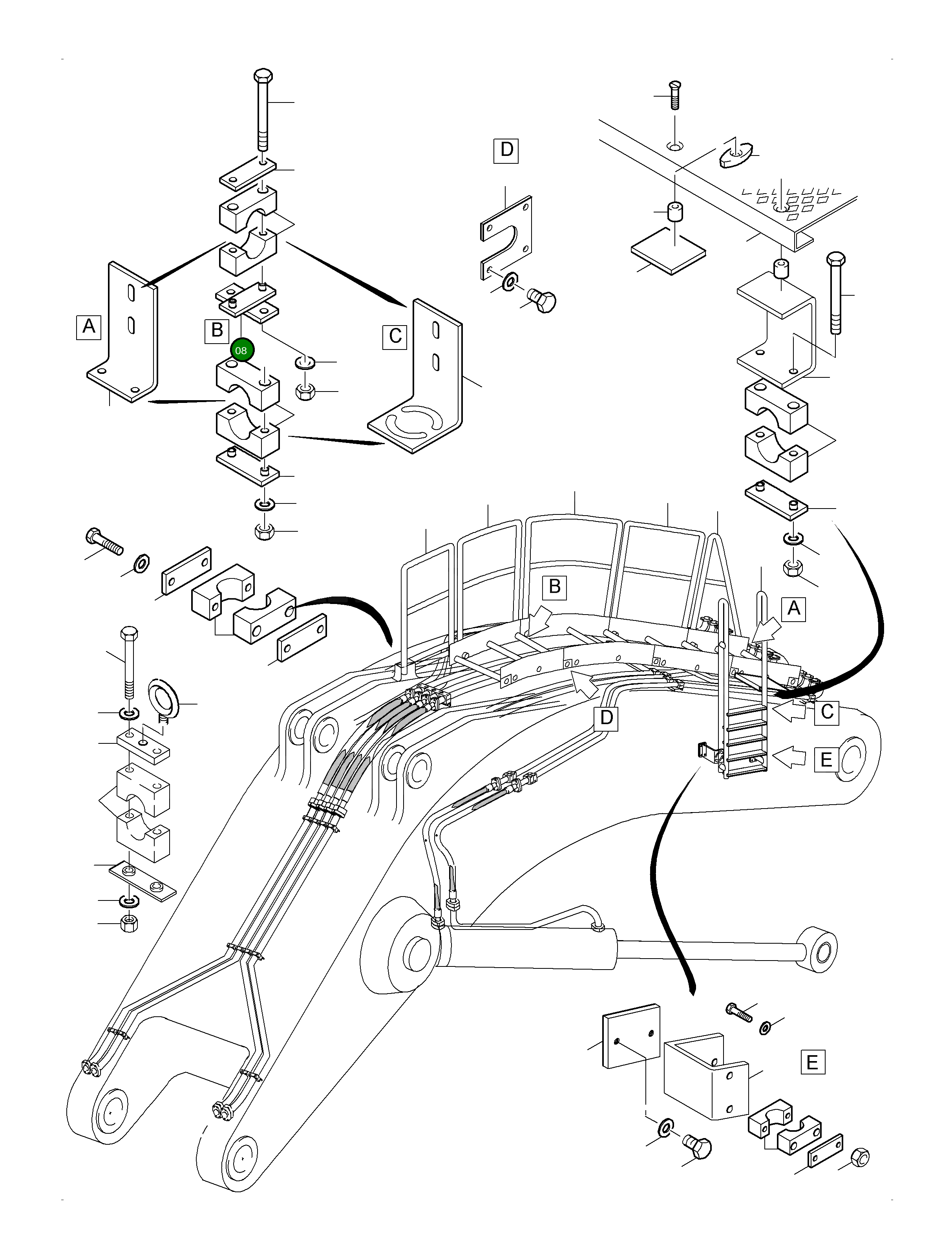 Фиксатор 936 988 40 Komatsu